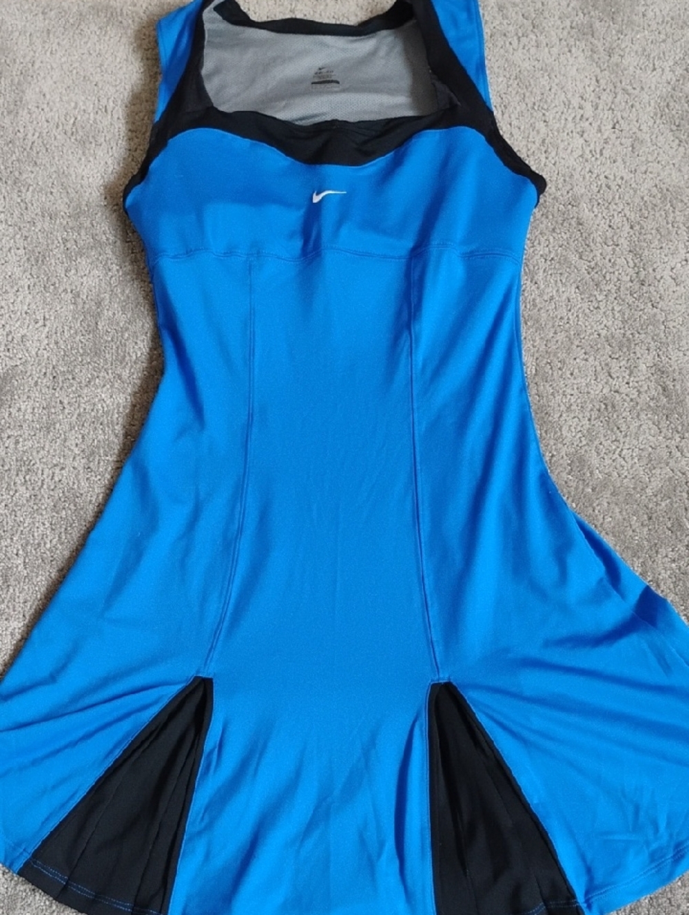 Nike Royal Blue & Black  DRI FIT.Tennis Dress.. WOMEN'S SMALL. EXCELLENT CONDITI